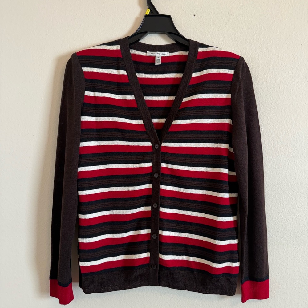 St.John Women’s Wool Blend Cardigan M